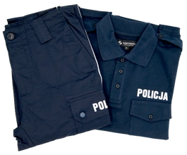 ZESTAW: Spodnie przejściowe ripstop i koszulka polo Policji