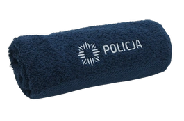 Ręcznik frotte policyjny - granatowy 50 x 90 cm