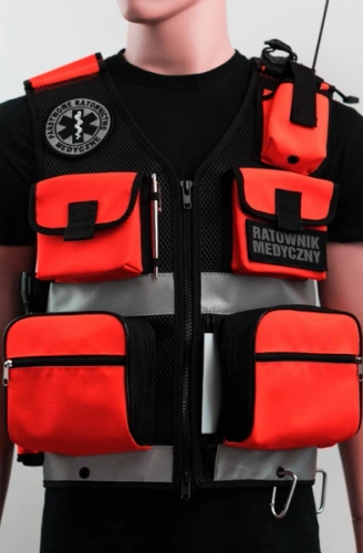 KAMIZELKA MEDYCZNA FLUORESCENCYJNA WZÓR IV