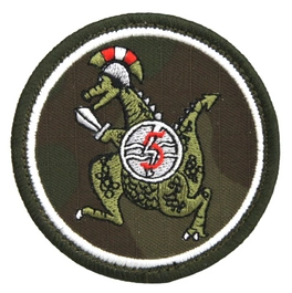 Emblemat polowy 5 batalionu dowodzenia