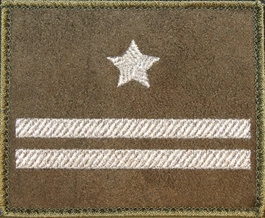 Dystynkcja na kurtkę khaki - major