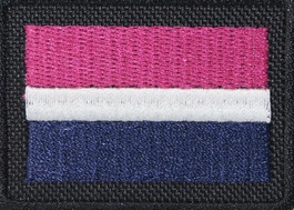 Flaga naramienna - 12 Pułk Ułanów - z rzepem