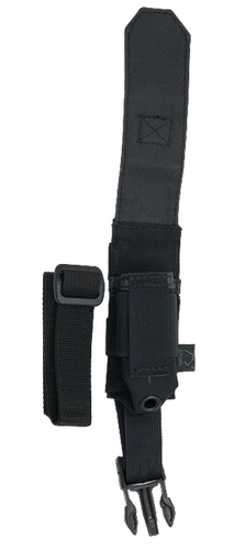 Ładownica na gaz klapa-klamra , czarna