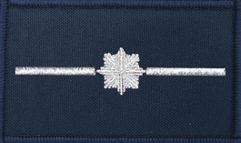 Dystynkcja granatowa Policji, mała - młodszy aspirant