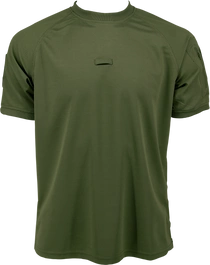 T-shirt poliestrowy - oliwkowy