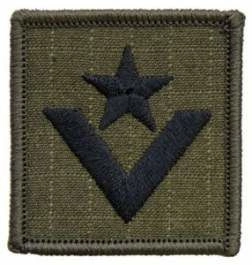 Stopień na czapkę służbową letnią Straży Granicznej - młodszy chorąży