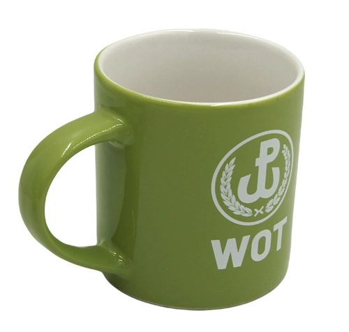 Kubek zielony z logo WOT