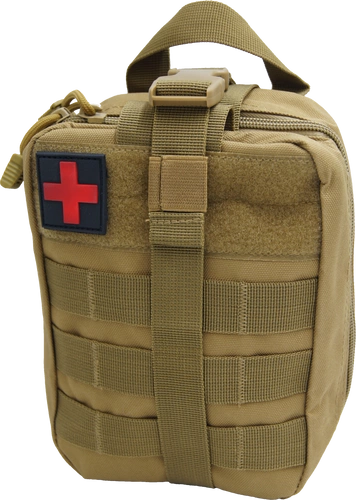 Apteczka taktyczna bez wyposażenia - coyote