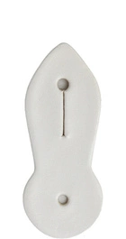 Uchwyt do mocowania odznak - biały