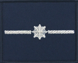 Dystynkcja na softshell Policji - młodszy aspirant