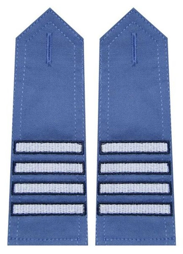 Pagony niebieskie do koszuli Służby Więziennej - plutonowy