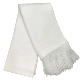 Szalik zimowy oficerski - biały