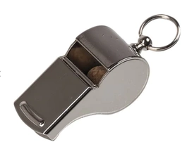 Gwizdek kulkowy Mil-Tec - srebrny