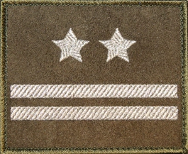 Dystynkcja na kurtkę khaki - podpułkownik