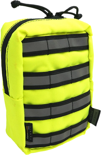 Organizer, panel administracyjny pionowy - Hi-Viz + srebrny odblask 3x4