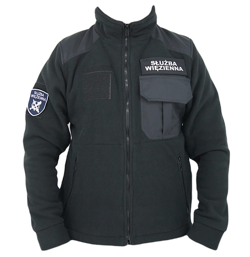 ZESTAW: Koszulka specjalna (typu T-shirt) Służby Więziennej - bawełniana i Bluza polarowa (podpinka pod kurtkę) Służby Więziennej