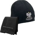 ZESTAW: Czapka zimowa Straży Granicznej i Komin ATHLETIC BRUBECK - czarny