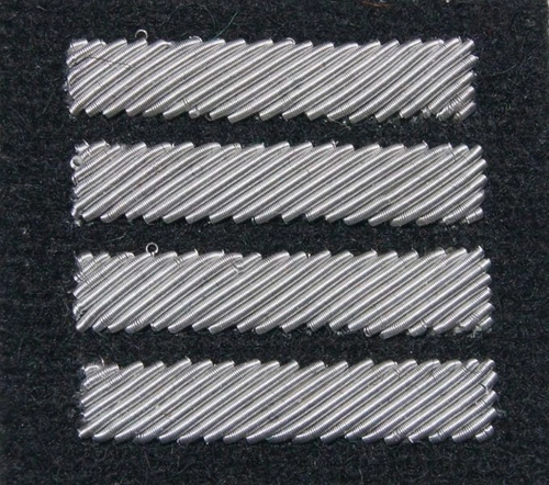 Stopień na beret WP (czarny / b) - plutonowy