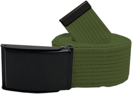 Pasek bawełniany - khaki