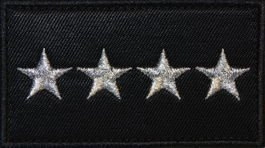 Dystynkcja na kombinezon pilota - starszy chorąży sztabowy