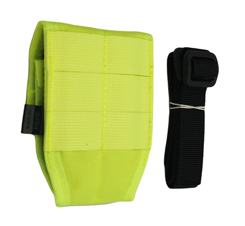 Niskoprofilowa kabura na kajdanki, Hi-Viz + żółty odblask