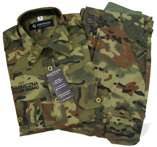 ZESTAW: Koszula polowa - krótki rękaw i spodnie polowe letnie Straży Granicznej
