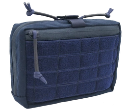 Panel administracyjny poziomy, molle - granatowy