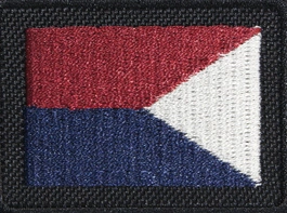 Flaga naramienna - 5 Pułk Ułanów (lewa) - z rzepem