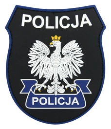 Emblemat Policji PVC 3D uniwersalny