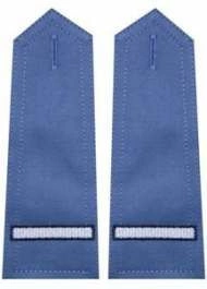 Pagony niebieskie do koszuli Służby Więziennej - starszy szeregowy