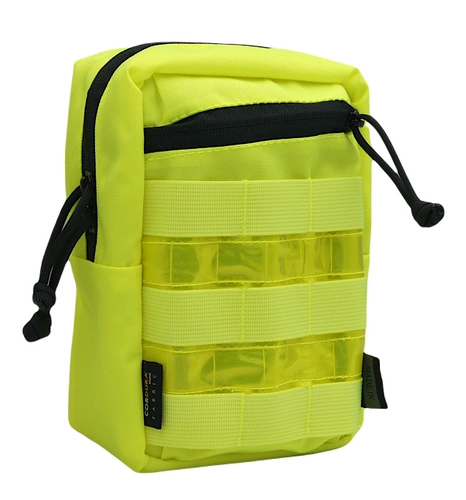 Organizer, panel administracyjny pionowy - Hi-Viz + żółty odblask 3x4