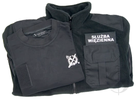 ZESTAW: Bluza polarowa i koszulka specjalna (typu t-shirt) Służby Więziennej