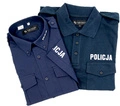 ZESTAW: Koszula damska z krótkim rękawem i koszulka polo Policji