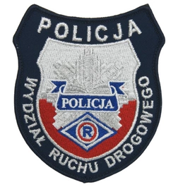 Emblemat Policji - Wydział Ruchu Drogowego (gwiazda)