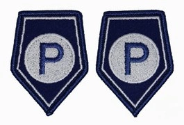 Patki Policji (korpusówki) - służba prewencji