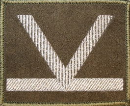 Dystynkcja na kurtkę khaki - sierżant sztabowy