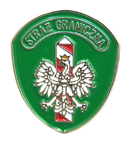 Miniatura (Pin) emblematu naramiennego - Straż Graniczna