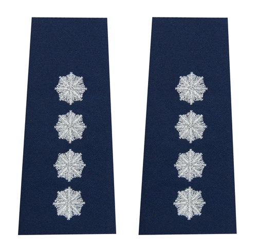 Pagony (pochewki) do munduru wyjściowego Policji - nadkomisarz