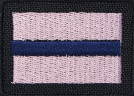 Flaga naramienna - 13 Pułk Ułanów - z rzepem