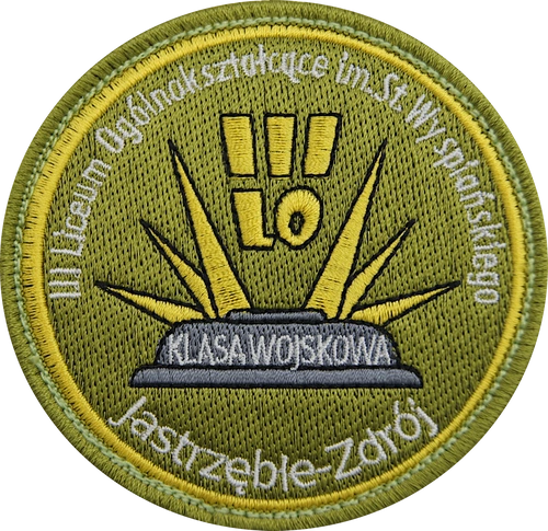 Emblemat III LO w Jastrzębiu Zdroju - KLASA WOJSKOWA