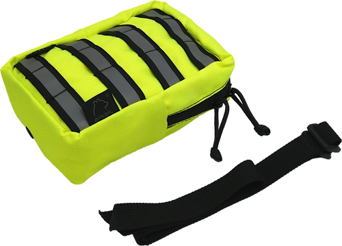 Organizer, panel administracyjny pionowy - Hi-Viz + srebrny odblask 3x4