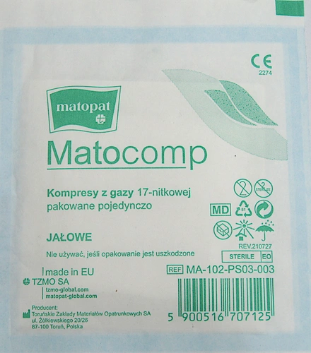 Kompres jałowy, 9 x 9 cm - 3 szt.