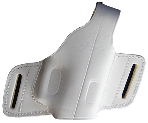 Kabura, Futerał skórzany motyl krótki do P99 Walther - biała WRD