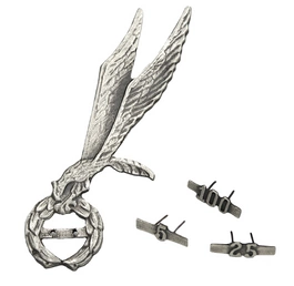 ZESTAW: Gapa - odznaka spadochronowa (duża) + liczba skoków