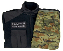 ZESTAW: Bluza polarowa i spodnie polowe Straży Granicznej