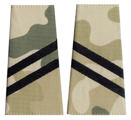 Pochewki KM - polowe pustynne, czarny haft - klasa 2