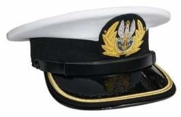 Czapka garnizonowa Marynarki Wojennej - oficer młodszy
