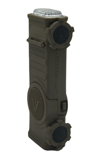 Storm 1LP, niskoprofilowy system oświetlenia na hełm, 90 lm, zestaw (paracord, 2 baterie CR123A); RAL6014