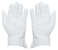 Rękawiczki białe skórzane - letnie
