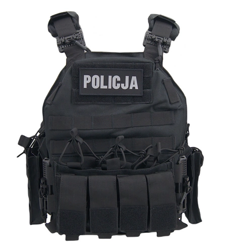 Kamizelka taktyczna PLATE CARRIER - 8944-1, czarna